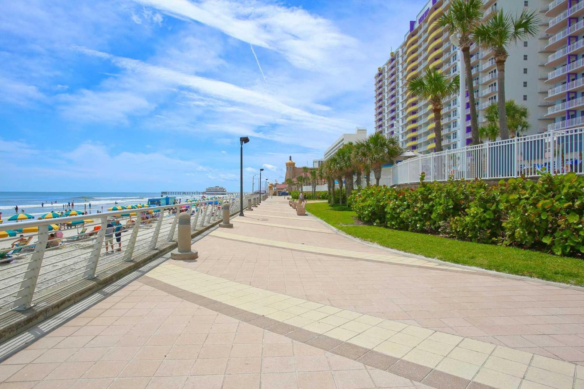 Luxury 2Br Dbl Balcony Direct Ocean Wyndham Resort Daytona Beach Exterior photo