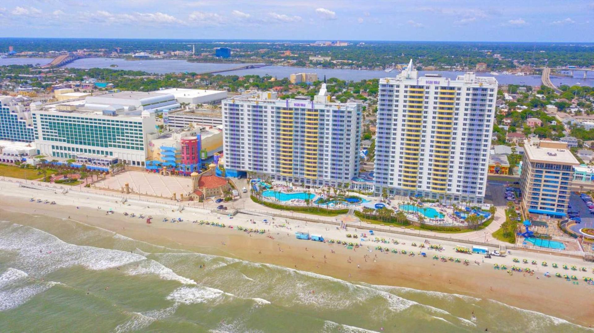 Luxury 2Br Dbl Balcony Direct Ocean Wyndham Resort Daytona Beach Exterior photo