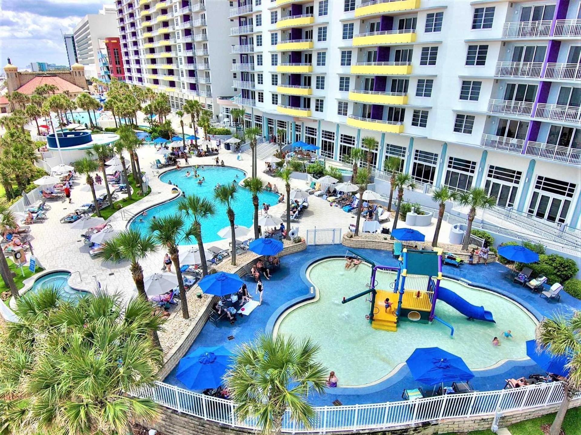 Luxury 2Br Dbl Balcony Direct Ocean Wyndham Resort Daytona Beach Exterior photo