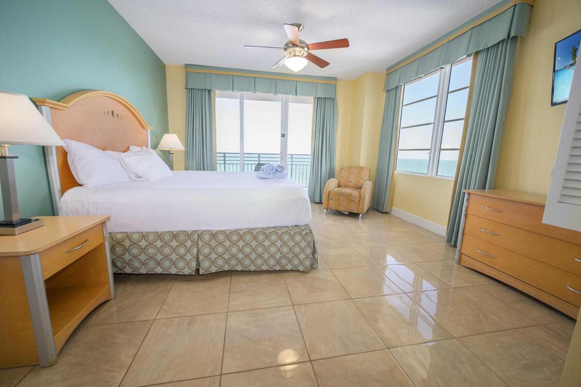 Luxury 2Br Dbl Balcony Direct Ocean Wyndham Resort Daytona Beach Exterior photo