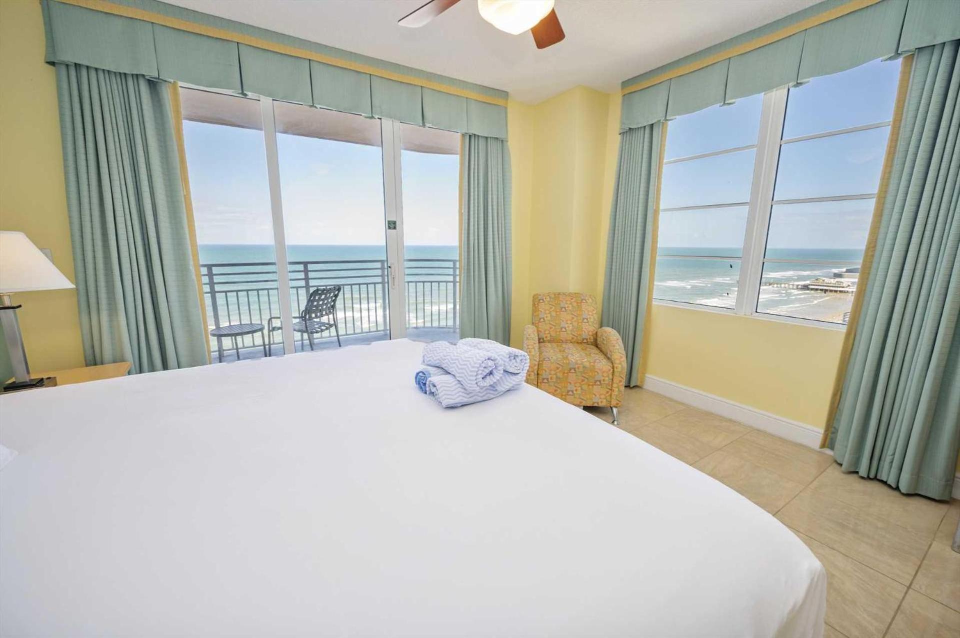 Luxury 2Br Dbl Balcony Direct Ocean Wyndham Resort Daytona Beach Exterior photo